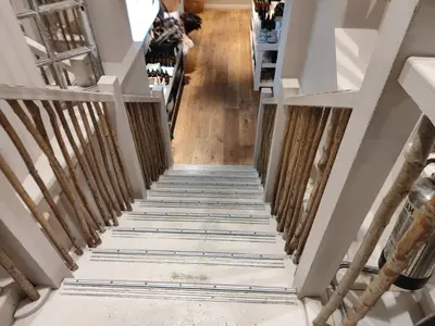 Daylesford — shop floor sanding