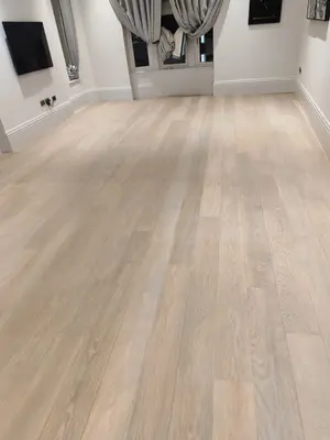 Private flat floor sanding — luxury London residence
