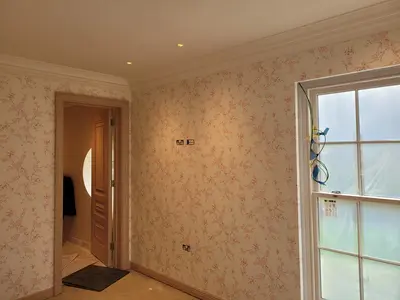 Townhouse — ornate cornice detail